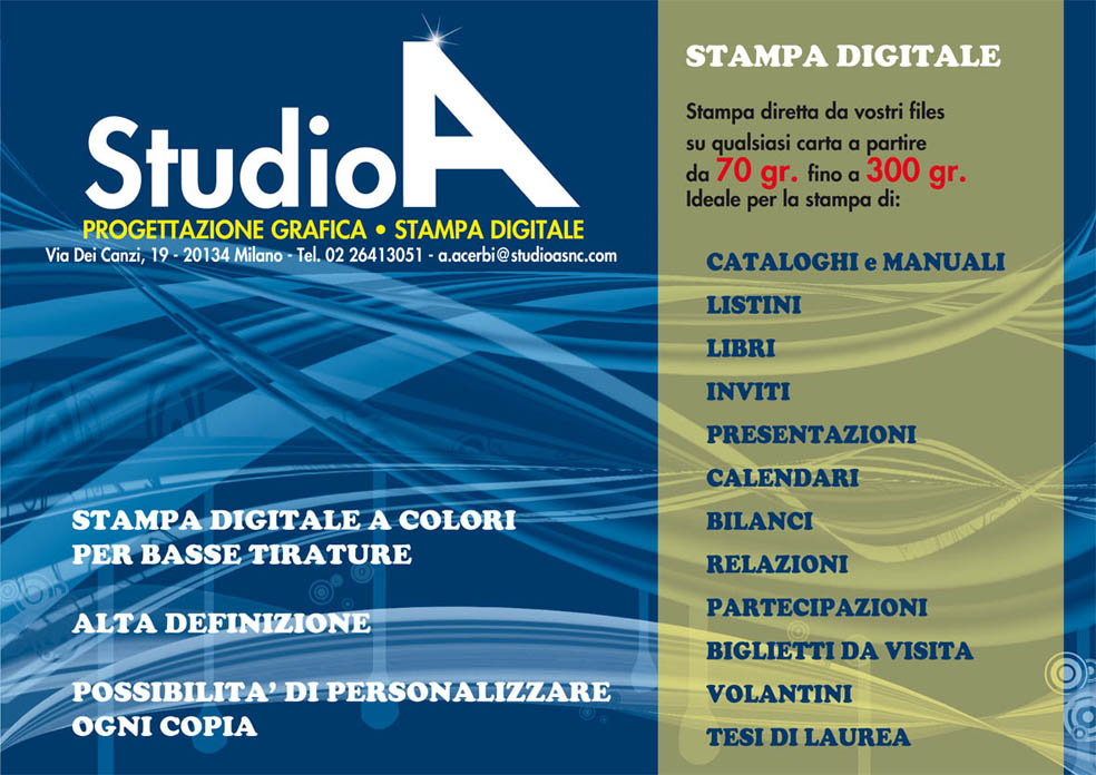 Studio A Stampa digitale